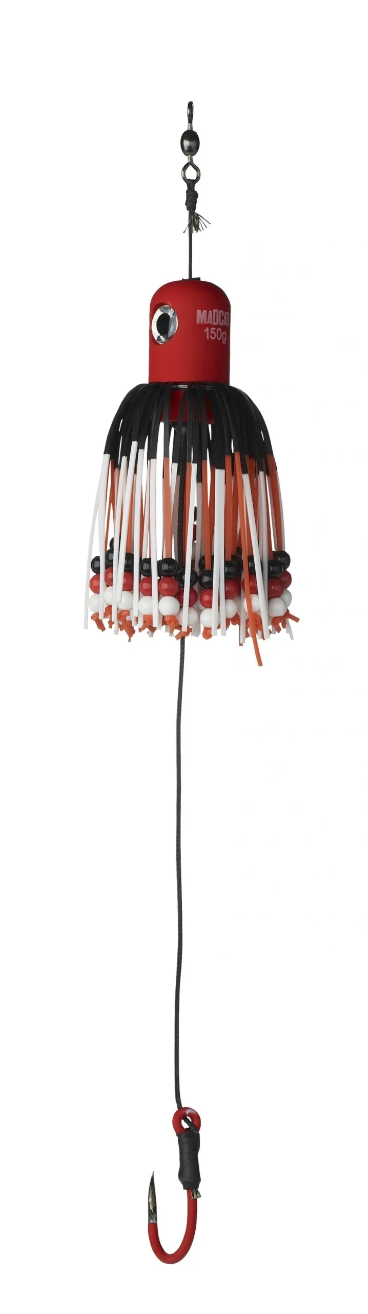 A-STATIC ADJ. CLONK TEASER 33CM 10/0 150G SINKING RED 3 A-STATIC ADJ. CLONK TEASER 33CM 10/0 150G SINKING RED