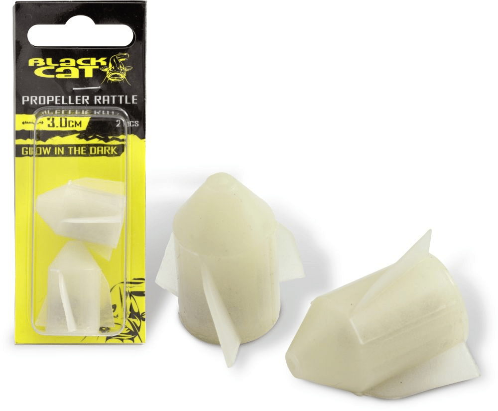 Black Cat Propeller Ratels Glow 3cm 3 Black Cat Propeller Ratels Glow 3cm